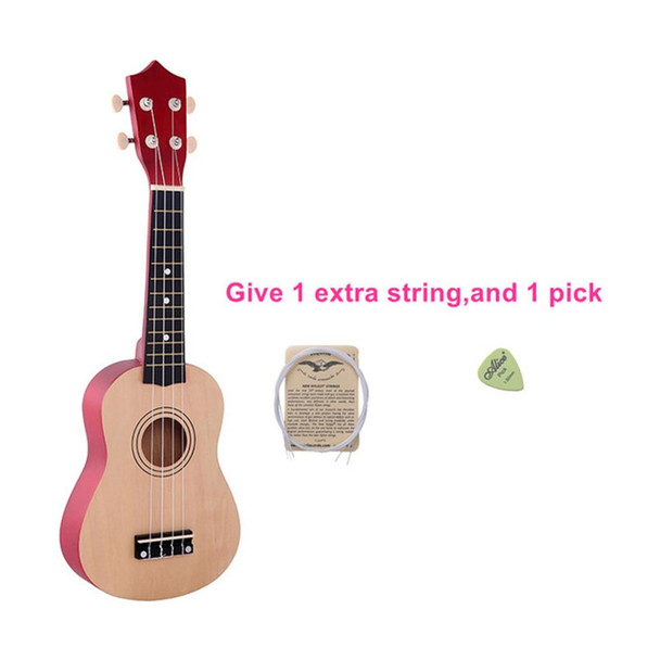 HM100 21 inch Basswood Ukulele Children Musical Enlightenment Instrument(Khaki)