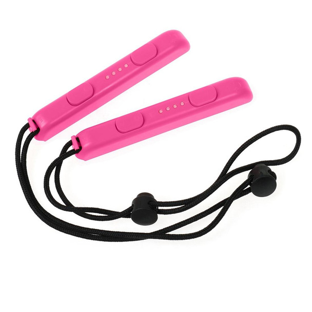 1 Pair Wrist Rope Lanyard Games Accessories for Nintendo Switch Joy-Con(Pink)