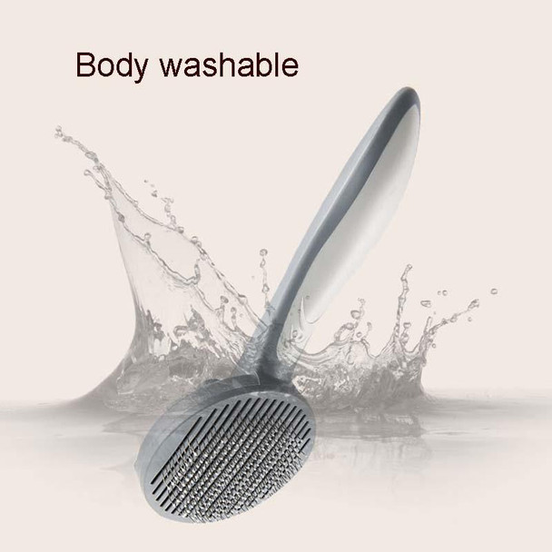 Pet Self-Cleaning Comb Cat Comb Dog Needle Comb Cat Hair Removal Comb Floating Brush(Fresh Mint)