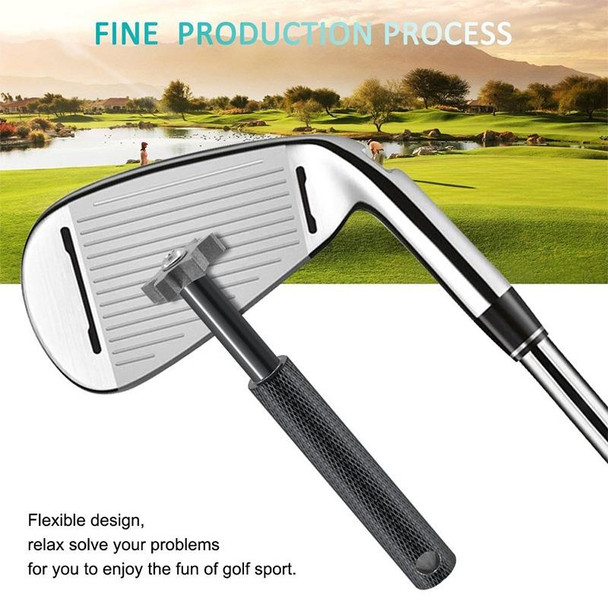 2 PCS Golf Grooving Head Sharpening Strong Wedge Alloy Tool(White)