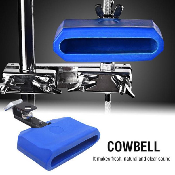 Plastic Cowbell Drum Kindergarten Teaching Aid Percussion(Blue Small)