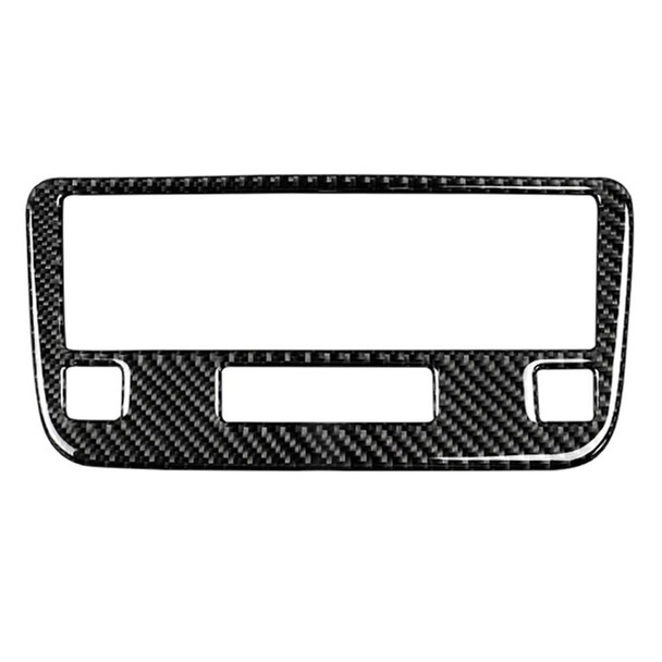 Car Carbon Fiber Solid Color CD Panel Decorative Sticker for Mercedes-Benz Traje Para GLK X204 300, 260, 350, 250, 220, 2013-2015, Left and Right Drive Universal