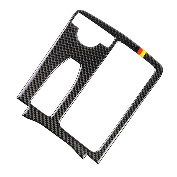 Car German Flag Carbon Fiber Left Drive Gear Position Panel Decorative Sticker for Mercedes-Benz W204 2007-2013 / W212 2010-2012