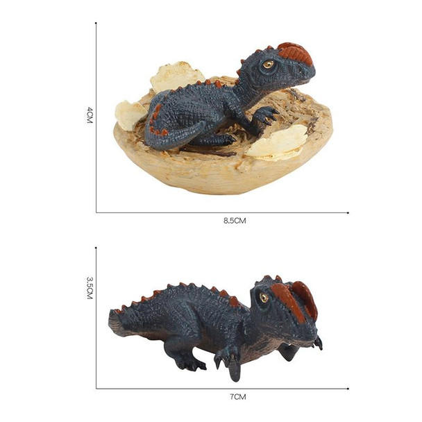 2 PCS Simulated Jurassic Dinosaur Cub Model Figure(Tyrannosaurus Rex )