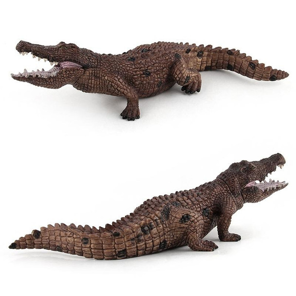 3 PCS / Set  Simulation Crocodile Model PVC Wild Animal Static Decoration Toy