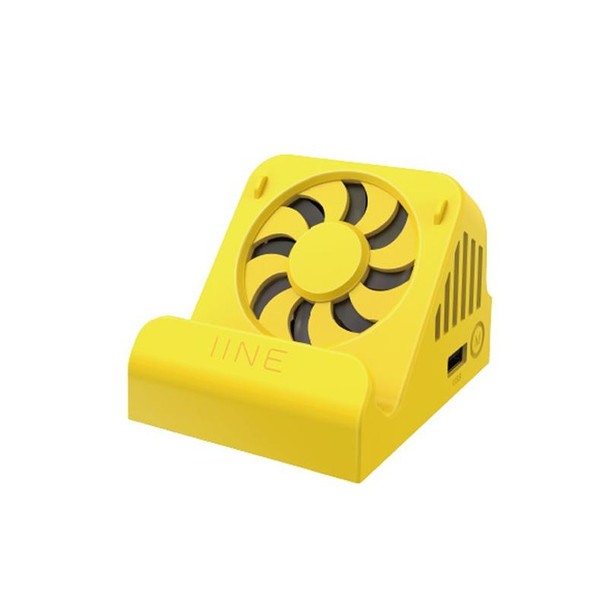 IINE Portable Video Conversion Base With Fan Cooling HDMI Video Converter - Nintendo Switch(Yellow-L391)