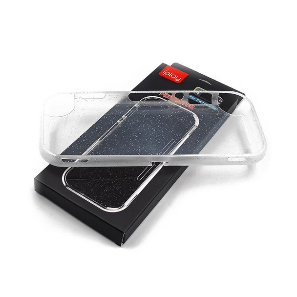 Iplay Gamepad TPU Transparent Crystal Protective Case - Nintendo Switch Lite Console(Transparent Flash)