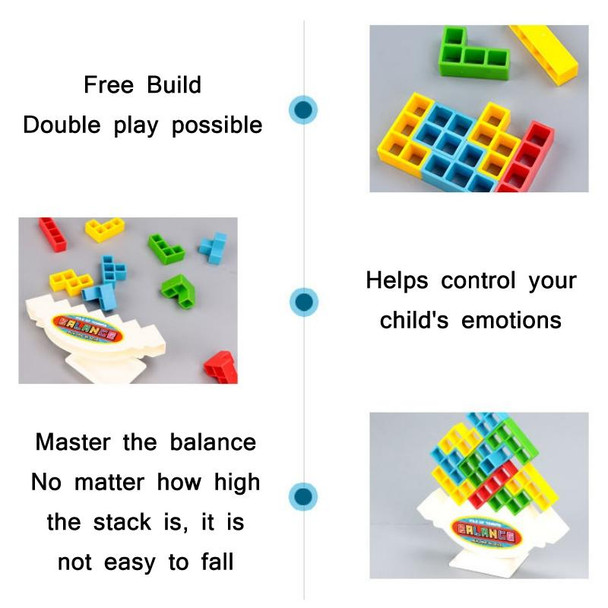 16 PCS Balance Swing Stack High Building Blocks Parent-Child Board Game