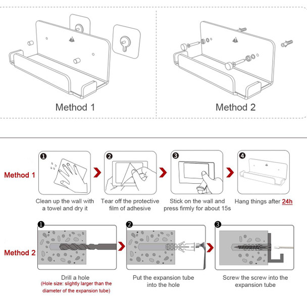 Game Console Wall Storage Bracket Game Console Accessories Storage Rack - Nintendo Switch(Black)