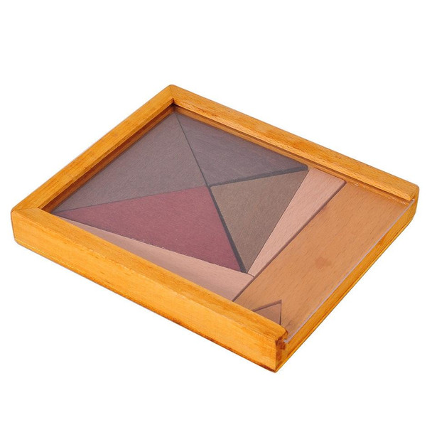 Wooden Educational Toys Intelligence Jigsaw Puzzles(Triangle)