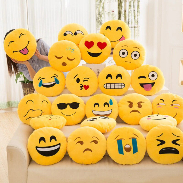 Emoji 40cm Cushion - Tears