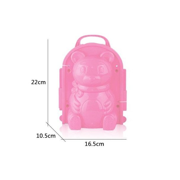 3 PCS Children Winter Outdoor Toy 3D Snow & Sand Mould Tool, Random Colors Delivery, Style: Elf