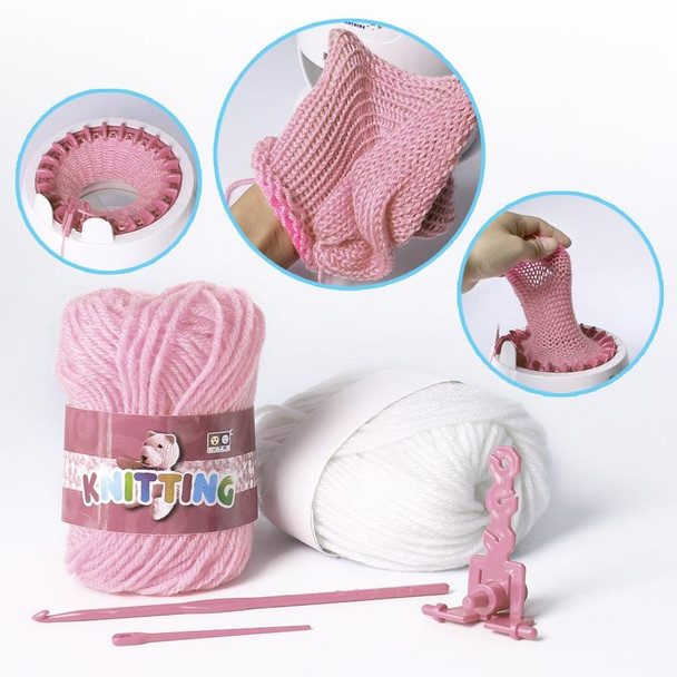 Hand Knitting Machine Children Play House Toy DIY Knitting Wool Machine(841-1)