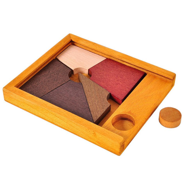 Wooden Educational Toys Intelligence Jigsaw Puzzles(Round)