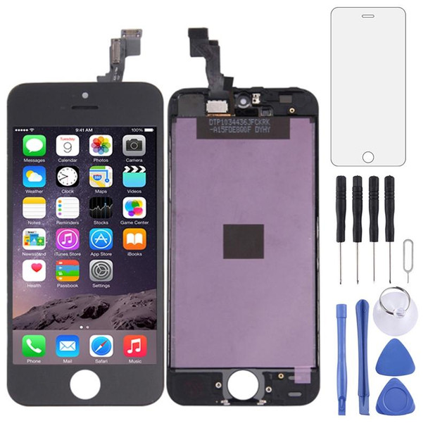 LCD Screen and Digitizer Full Assembly for iPhone 5S(Black)