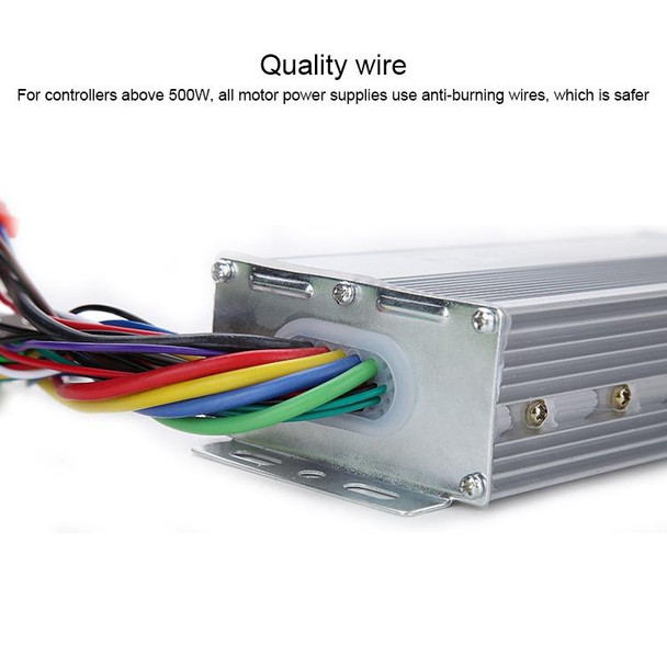 36V-48V 500W 12-tube Brushless Intelligent Dual-mode Two-wheel Three-wheel Electric Vehicle Controller