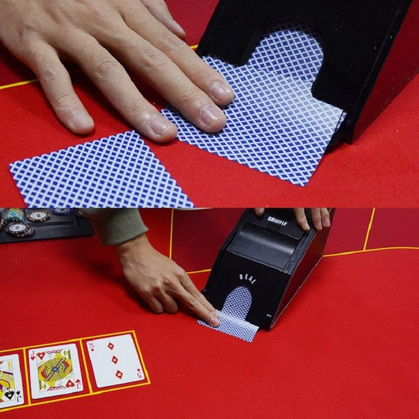 2-in-1 Automatic Shuffler Poker Card Dealer