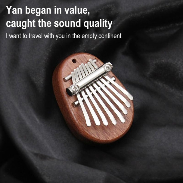 Mini 8 Tone Thumb Piano Kalimba Musical Instruments, Gift Box(Acrylic Chinchilla)