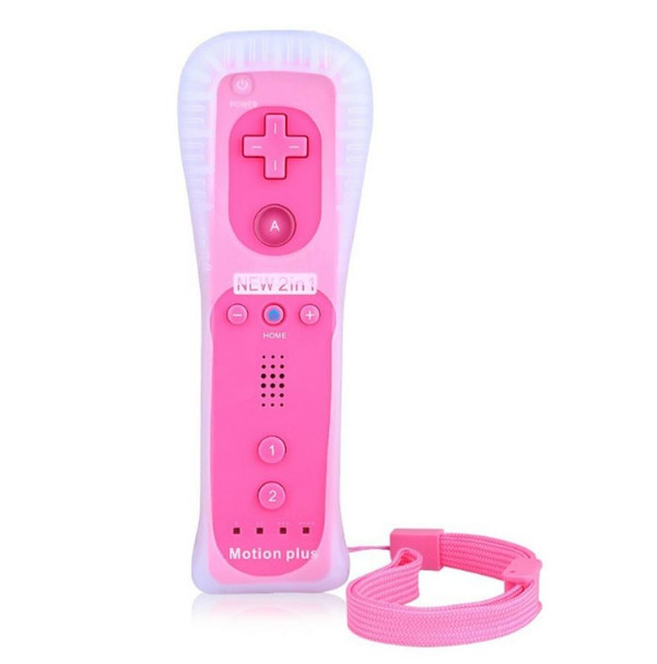 2 In 1 Right Handle With Built-In Accelerator - Nintendo Wii / WiiU Host( Pink)