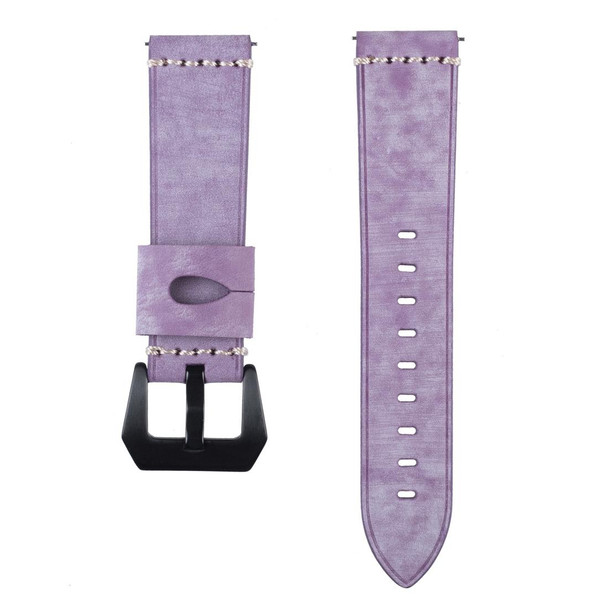 22mm Leatherette Watch Band - Huawei Watch GT2e / GT2 46mm(Purple)