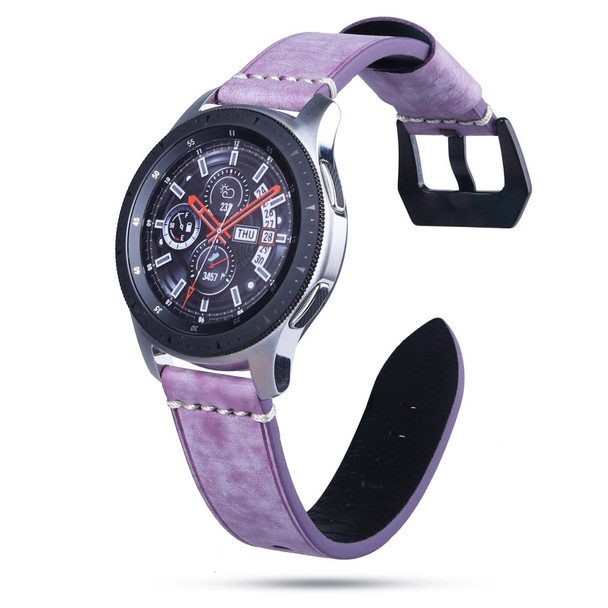 22mm Leatherette Watch Band - Huawei Watch GT2e / GT2 46mm(Purple)