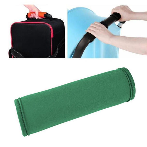 2 PCS Comfortable Neoprene Luggage Handle Wrap Grip Baby Universal Stroller Grip Protective Cover for Travel Bag Luggage Suitcase(Green)