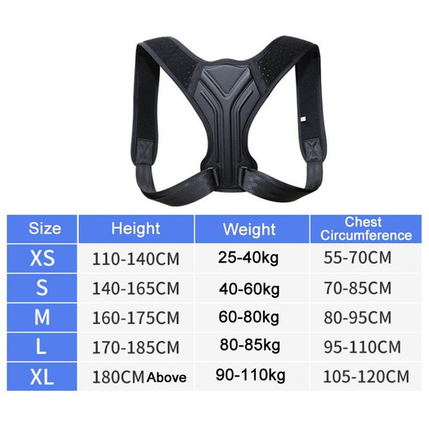 Adult Child Invisible Breathable Anti-hunchback Correction Belt, Specification: S(Correction Belt+Shoulder Pad)