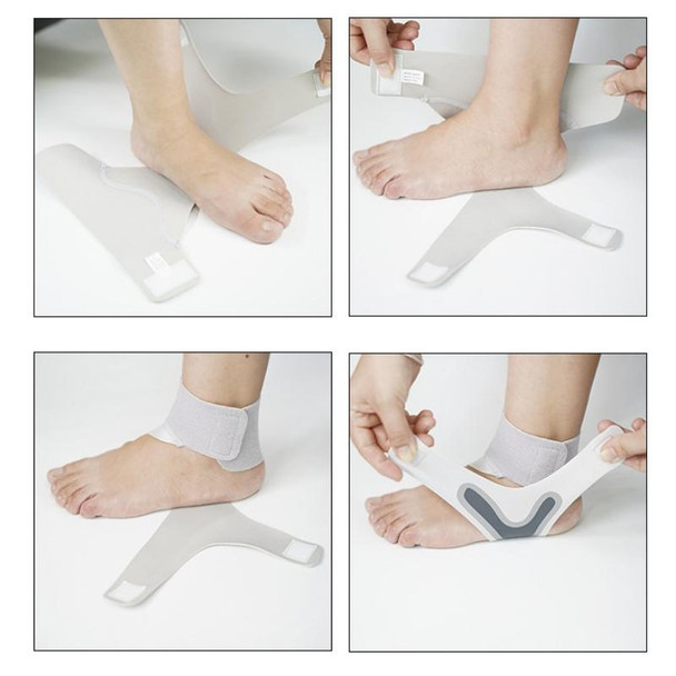 Thin Breathable Compression Ankle Sprain Fixation Strap, Size: Right Foot (XL)