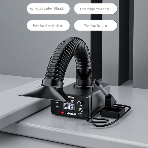 TBK D201 Constant Temperature Soldering Iron Welder Station With Smoke Filter(AU Plug)