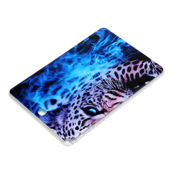 Samsung Galaxy Tab A 9.7 Painted TPU Tablet Case(Blue Leopard)