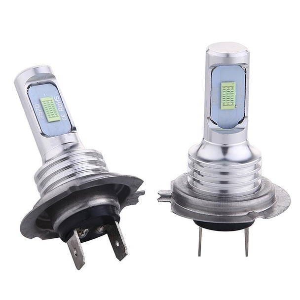 2 PCS H7 72W 1000LM 6000-6500K Super Bright White Light Car Fog LED Bulbs, DC 12-24V (Ice Blue Light)