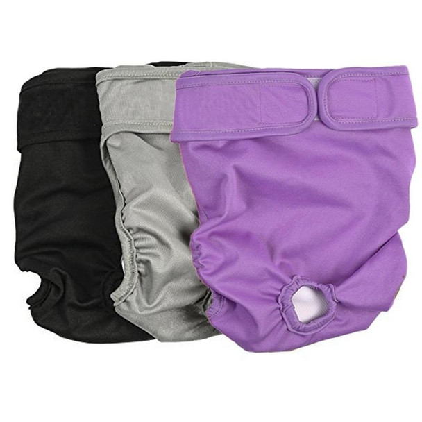 Pet Physiological Pants Pet Waterproof Panties, Size: XS(Gray)