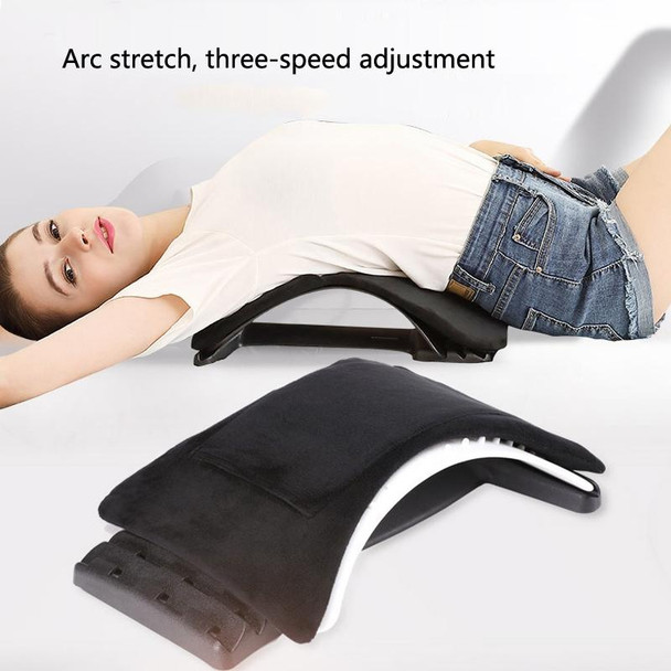 Electric Heating Belt Waist Lumbar Spine Massager Waist Four Seasons Heating Spine Correction Backrest Ordinary Model (Black)