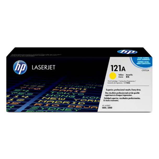 Hp Original 121A C9702A Yellow Laserjet Toner Cartridge