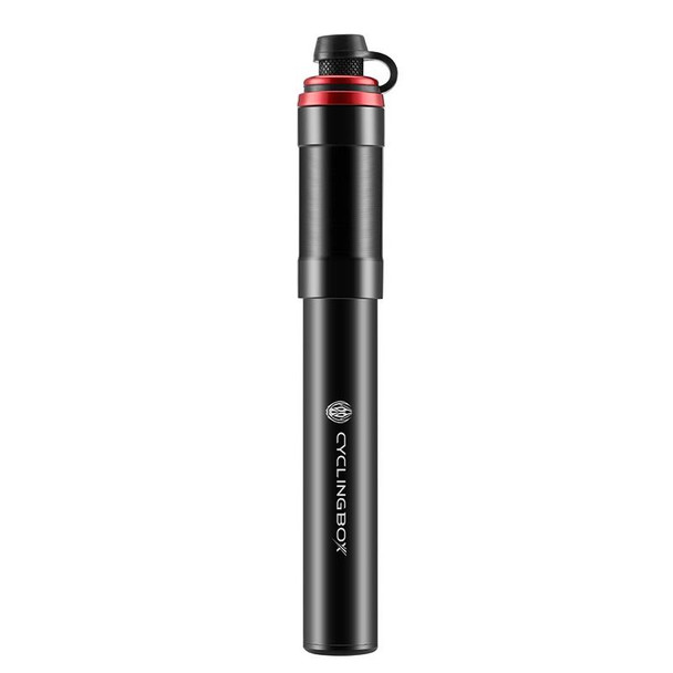 CYCLINGBOX BG-1044 Bicycle Aluminum Portable High Pressure Air Pump Universal Nozzle(Black)