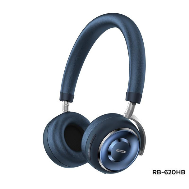 REMAX RB-620HB Bluetooth 5.0 Metal Wireless Bluetooth Headset(Blue)