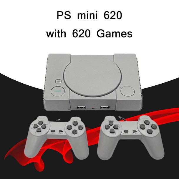 8-Bit Mini Double Players TV Game Console Built-in 620 Games(EU Plug)