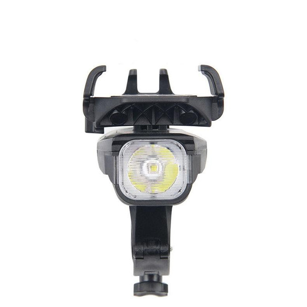 500LM Bicycle Light Mobile Phone Holder Multi-Function Riding Front Light With Horn 4000 mAh (Black Orange)