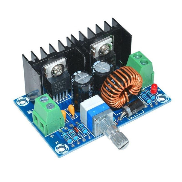 HW-439 DC-DC Step Down Buck Converter Power Supply Module XL4016E1 4-40V to 1.25-36V 8A 200W Voltage Regulator