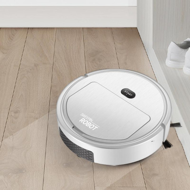 Household Automatic Smart Charging Sweeping Robot, Specification: 3 in 1White