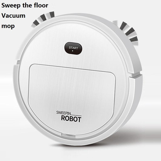 Household Automatic Smart Charging Sweeping Robot, Specification: 3 in 1White
