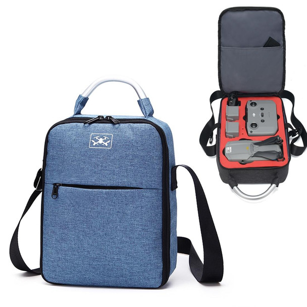 DJI Mavic Air 2 Portable Oxford Cloth Shoulder Storage Bag Protective Box(Blue Red)
