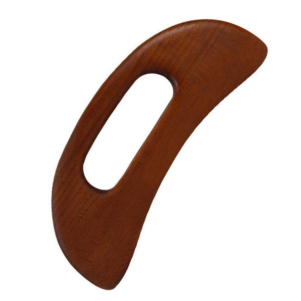 Wooden Back Scraping Board Stovepipe Massage Tool(Carbonized Beech)