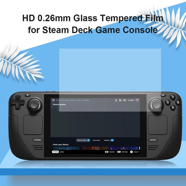10 PCS 0.26mm 9H 2.5D Tempered Glass Film - Deck Game Console