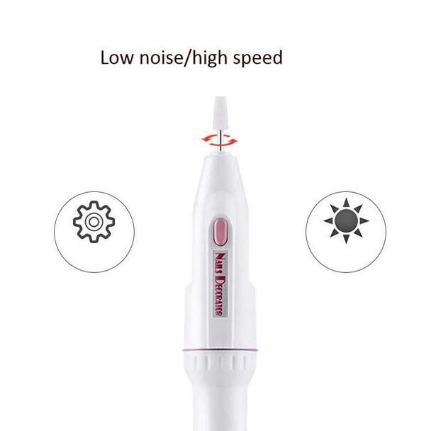 3 Sets Electric Nail Polisher Mini Nail Pen Test Polisher