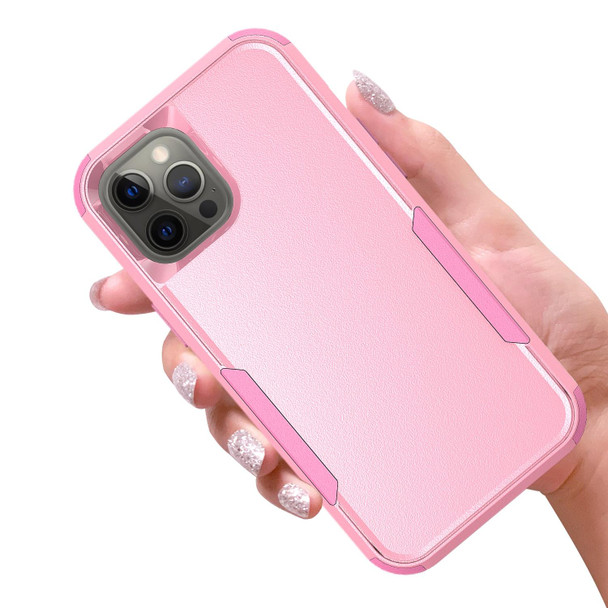 TPU + PC Shockproof Protective Case - iPhone 12 Pro Max(Pink)