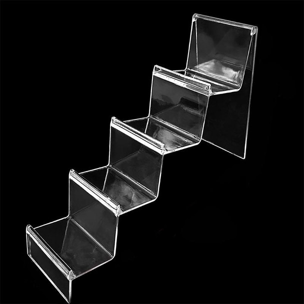10 PCS Thickened Transparent Wallet Holder Plastic Phone Mask Display Stand Counter Display Stand,Specification: No. 3 4 Layer