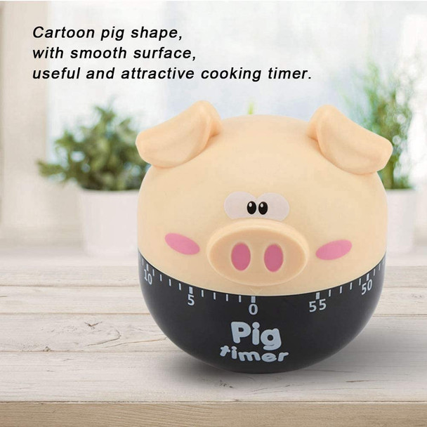 Cartoon Pig Shaped Kitchen Timer