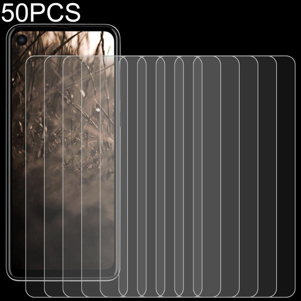 50 PCS 0.26mm 9H 2.5D Tempered Glass Film - Motorola P40