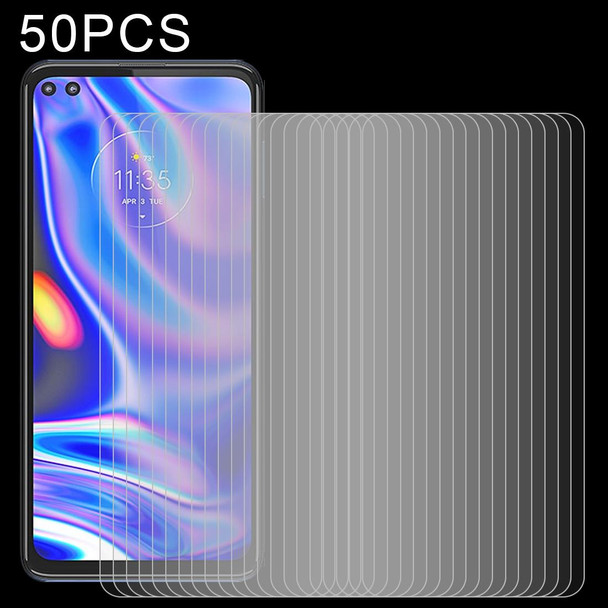 50 PCS 0.26mm 9H 2.5D Tempered Glass Film - Motorola One 5G UW